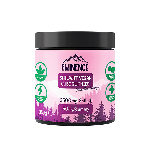 eminence 3500mg shilajit vegan gummies 350g